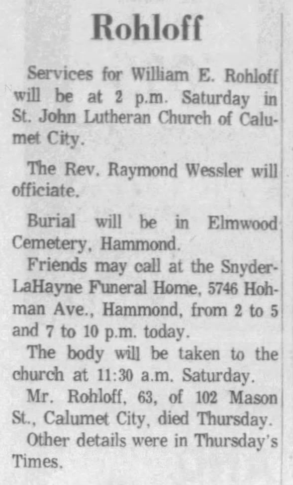 Clipping from The Times